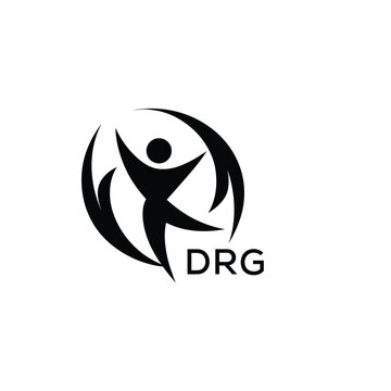 Classic Shield Logo with Stars and DRG Letters &ndash; Premium Badge or Security Brand Identity. DRG Letter Logo.
