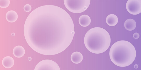 Water drops on gradient background bubble color concept graphic for illustration