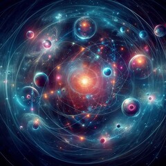 Fototapeta premium Multiverse Hypotheses Theoretical frameworks in cosmology and ph