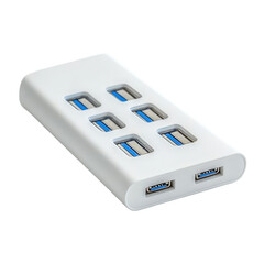 USB Ports on isolated transparent cutout PNG Background