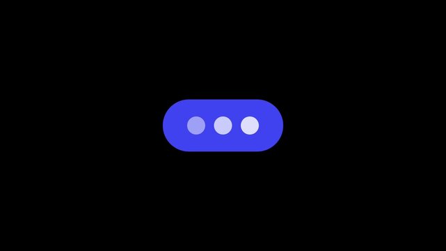 Abstract Blue Loading Bar Animation: Seamless Loop, 4K Resolution, Smooth Transition, Tech UI