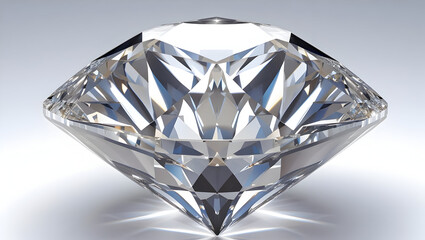 Beautiful diamond isolated on transparent background  