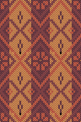 Warm and Cozy Traditional Knit Fabric with Rustic and Bohemian Elements