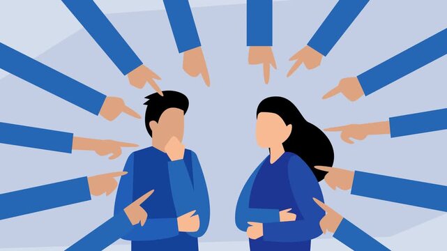 Social Judgment and Blame cartoon animation