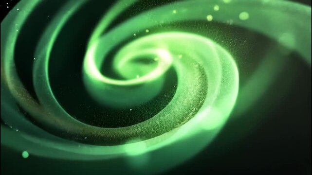 Green minty swirl with creamy texture and soft lighting. 