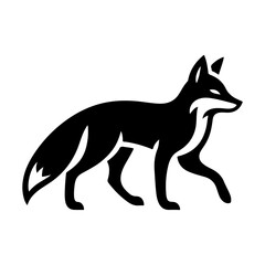 Fox silhouette vector 
