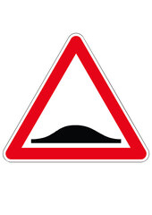 road sign Speed Breaker Ahead