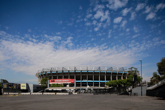 Ciudad de Mexico, Mexico - March 17. 2024: Azteca Stadium