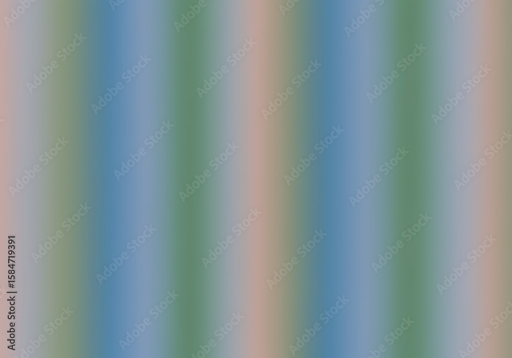 Wall mural smoothly blended vertical color transitions in a cool blue and green abstract design.