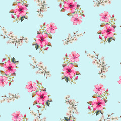 Flowers pattern allover pattern all over abstract pattern