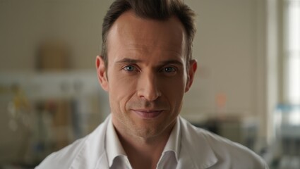 Naklejka premium A Professional Scientist in a Laboratory Setting, Showcasing Expertise and Innovation in Research and Development.