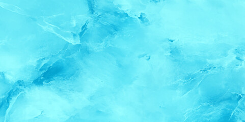 Showcases a smooth abstract surface with a predominantly light blue color scheme, It features a marbled texture with swirling patterns, The effect is reminiscent of of flowing water or a serene sky.