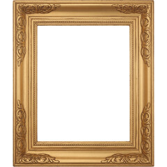 Empty Classic Ornate Photo Frame