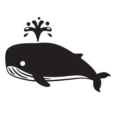 クジラのシルエット