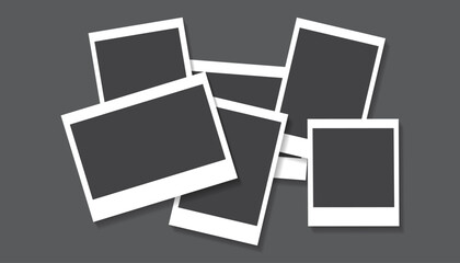 Templates collage of frames photos. Tiles pattern for web and mockup presentation. Collage templates, birthday collage, collage art