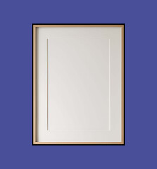 Fototapeta premium Empty Black Frame Mockup,Minimal Poster and Art Template
