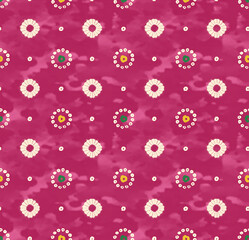 Tradition Bandhani design Indian traditional