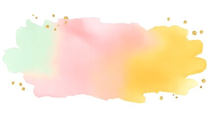 Obraz premium watercolor pastel wash background, soft blend