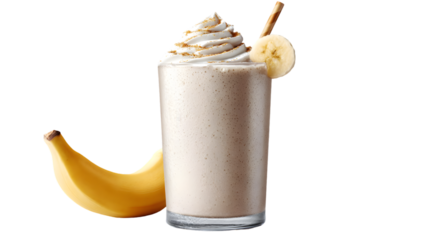 Sweet Banana Shake - White Background