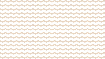 Fototapeta premium Beige and white seamless pattern horizontal zigzag background. Zigzag wave contrast wallpaper. Classic background.
