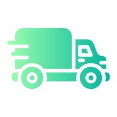 delivery truck Gradient icon