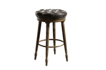 Modern wooden side table in high resolution with transparent background, isolated PNG format ideal for interior design mockups, digital furniture cutouts, and stylish home decor visualization projects