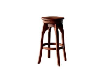 Modern wooden side table in high resolution with transparent background, isolated PNG format ideal for interior design mockups, digital furniture cutouts, and stylish home decor visualization projects