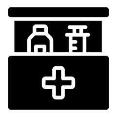 health center Solid icon
