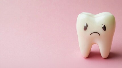 The emotional impact of dental concerns depicted in animation.