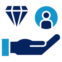 Customer Value Icon Element For Design