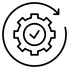 Agile Method Icon Element For Design