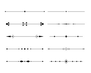 Hand Drawn Divider, Floral Borders Vector. Doodle dividers hand drawn line borders vector image Doodle Dividers Hand Drawn Line Borders Wedding Decoration Elements.