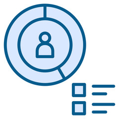 Demographic Info Icon Element For Design