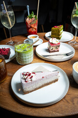 A vibrant and colorful food photography collection featuring healthy meals, refreshing drinks, gourmet salads, delicious desserts, and creative food platings. Perfect for use in culinary blogs.