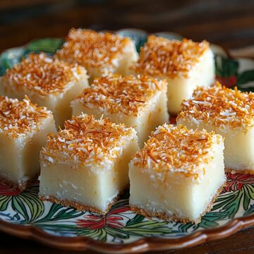 Mexican cocada de leche coconut and milk squares video
