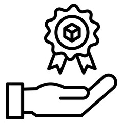 Brand Loyalty Icon Element For Design