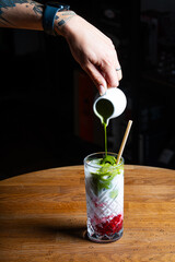 A vibrant and colorful food photography collection featuring healthy meals, refreshing drinks, gourmet salads, delicious desserts, and creative food platings. Perfect for use in culinary blogs.