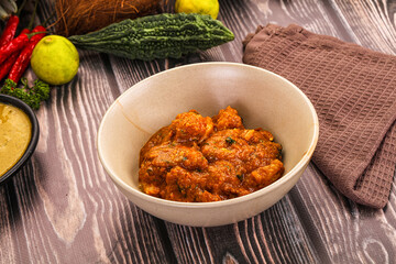 Indian cuisine - Prawns malabar masala