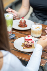 A vibrant and colorful food photography collection featuring healthy meals, refreshing drinks, gourmet salads, delicious desserts, and creative food platings. Perfect for use in culinary blogs.