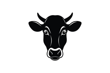 cow isolated on white