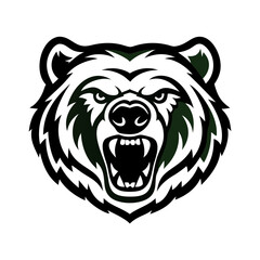 Fototapeta premium Grizzlies mascot logo design 