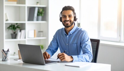 Obraz premium Remote Worker in a Comfortable Setting 