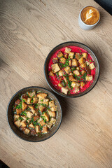 A vibrant and colorful food photography collection featuring healthy meals, refreshing drinks, gourmet salads, delicious desserts, and creative food platings. Perfect for use in culinary blogs.