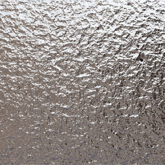 Metal rippled background. Abstract metal foil texture	