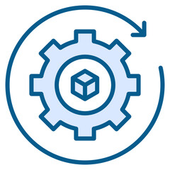 Supply Chain Icon Element For Design