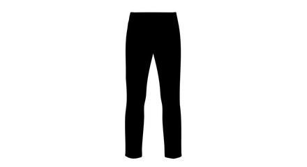 Elegant black pants, a timeless wardrobe essential.