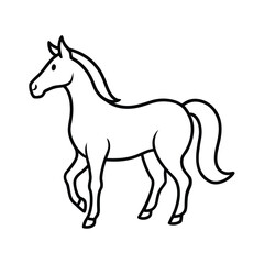 Obraz premium horse vector illustration