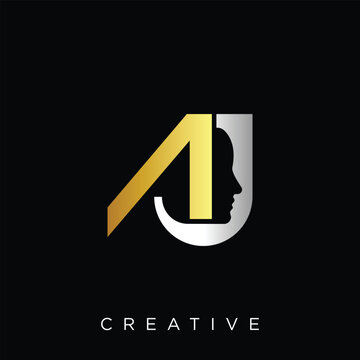 FACE AJ Logo creative vector symbol icon modern design company