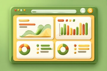Engaging analytics dashboard showcasing colorful data visualizations and insights for data-driven decision making promoting clarity and efficiency in business contexts