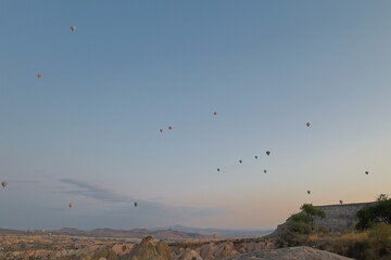 Hot Air Balloons over Cappadocia at Sunrise